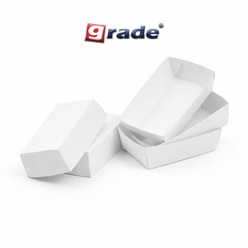 Paper Tray M Forming Ivory Putih, size M (isi 50 pcs)