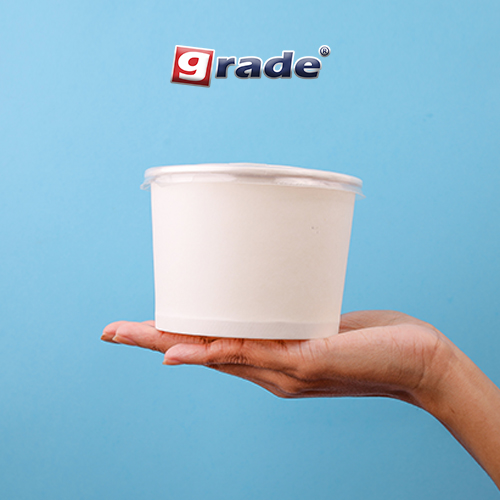 Paper Bowl Putih 650 ml / 22 oz (isi 25 pcs)