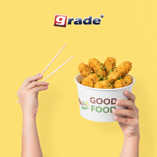 Paper Bowl Putih 650 ml / 22 oz (isi 25 pcs)