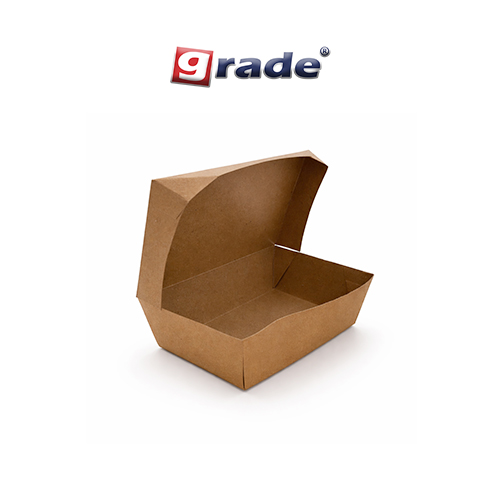 Lunch Box Rakit Kraft Coklat, size M (isi 100 pcs)