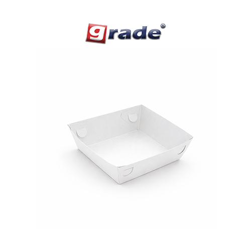 Paper Tray S Forming Ivory Putih, size S (isi 50 pcs)