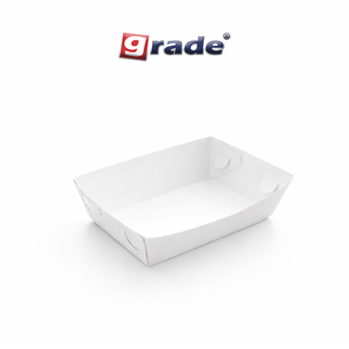 Paper Tray L Forming Ivory Putih, size L (isi 50 pcs)