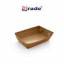 Paper Tray L Forming Kraft Cokelat, size L (isi 50 pcs)