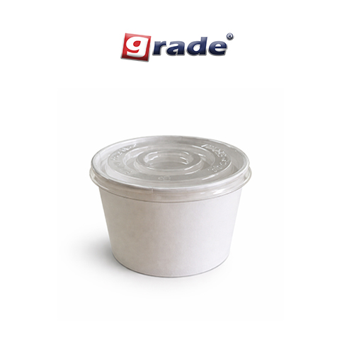 Paper Bowl Putih 500 ml / 17 oz (isi 25 pcs)