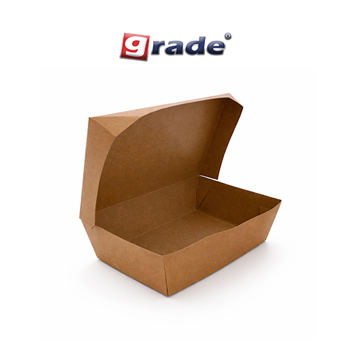 Lunch Box Rakit Kraft Coklat, size L (isi 100 pcs)