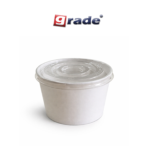 Paper Bowl Putih 650 ml / 22 oz (isi 25 pcs)