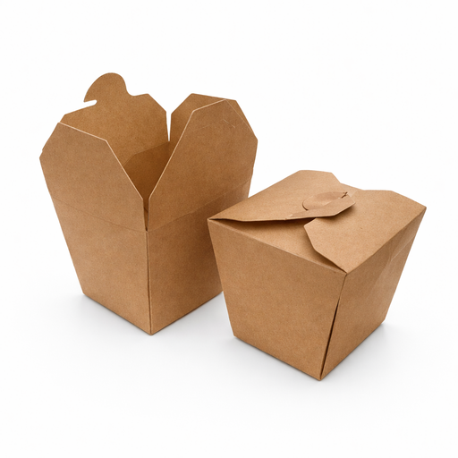 Food Pail Kraft Cokelat M (isi 50 pcs)